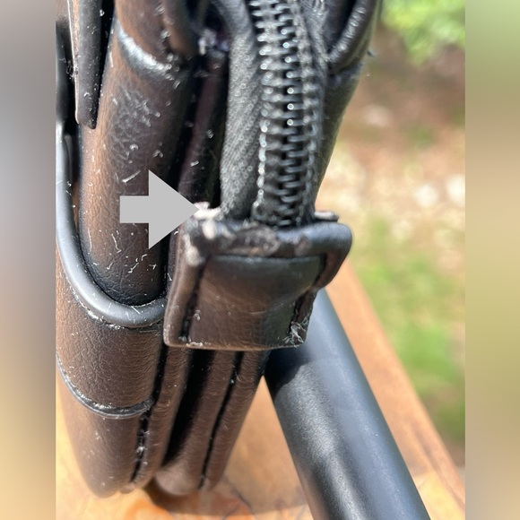 EUC Betsey Johnson Peek-A-Boo Black Cat Pouch/Wristlet - Picture 2 of 13